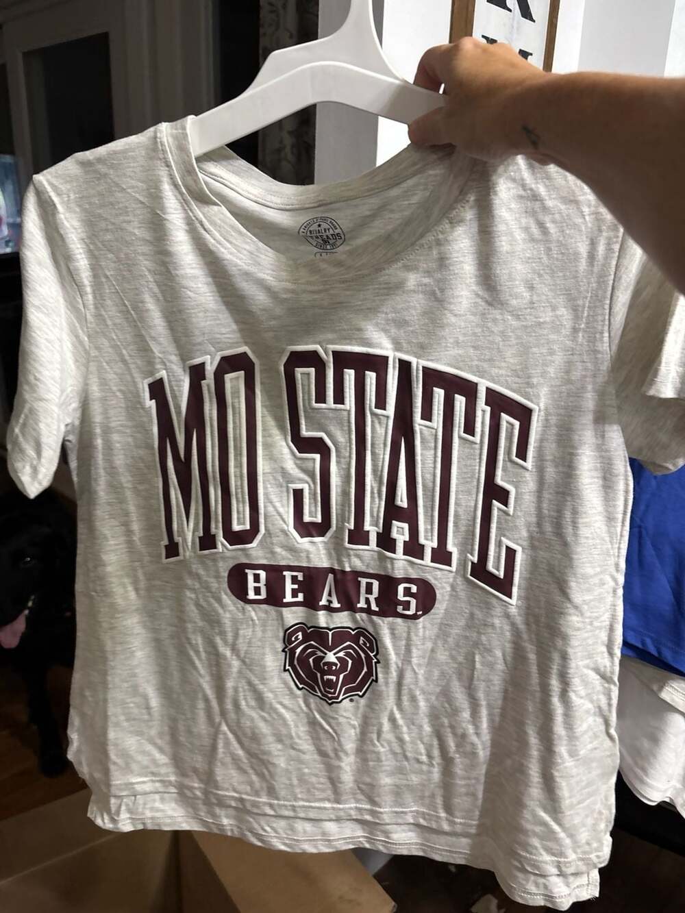 Rivalry Threads Missouri State Bears Crop Tee Shirt Size S